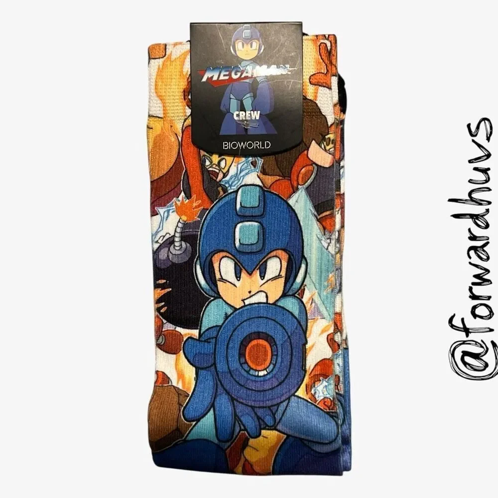 Mega Man Crew Socks – Loot Crate Exclusive – Bioworld